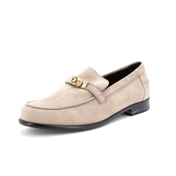 Hermes Women's Destin Loafers Suede - Picture 1 of 5